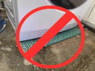 Washing machine feet