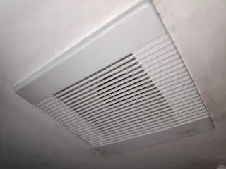 Cleaning bathroom exhaust fan