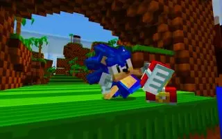 Sonic DLC for Minecraft was just launched