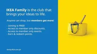 IKEA Family have opened up for registration in the Philippines