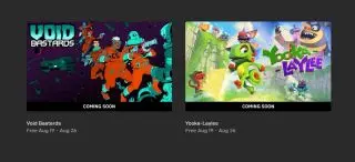 Void Bastards and Yooka-Laylee are free