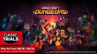 Minecraft Dungeons free to play on Switch