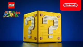 Build your own Super Mario 64 LEGO question block