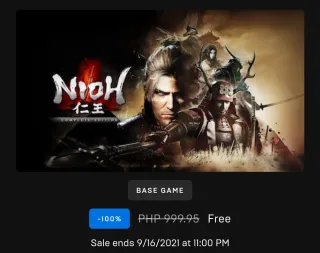 Free: Nioh: The Complete Edition