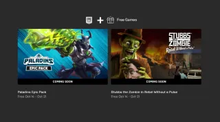 Free: Paladins Epic Pack and Stubbs the Zombie in Rebel Without a Pulse