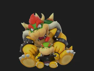 Evolution of Bowser's voice