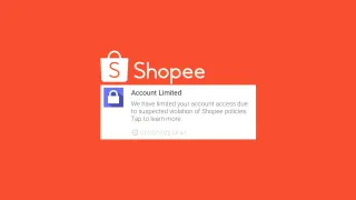 Shopee: Account Limited