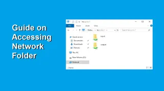 Windows: Mapping up network drive from your computer