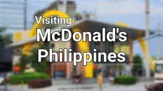 Visiting McDonald's Philippines