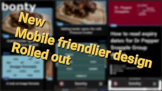 Improved Mobile design rolled out