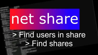 CMD: Find shares and users in them