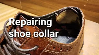 Repairing shoe collar