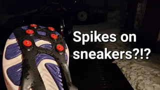 Why do some put spikes under their sneakers?