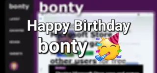 Happy 2nd birthday bonty